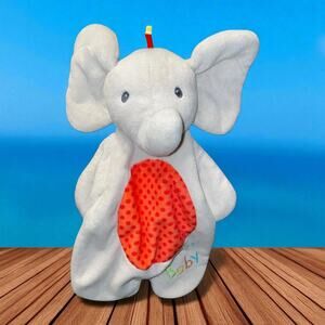 Gund Baby Elephant Lovey Flappy Activity Hello Security Blanket Plush Nursery